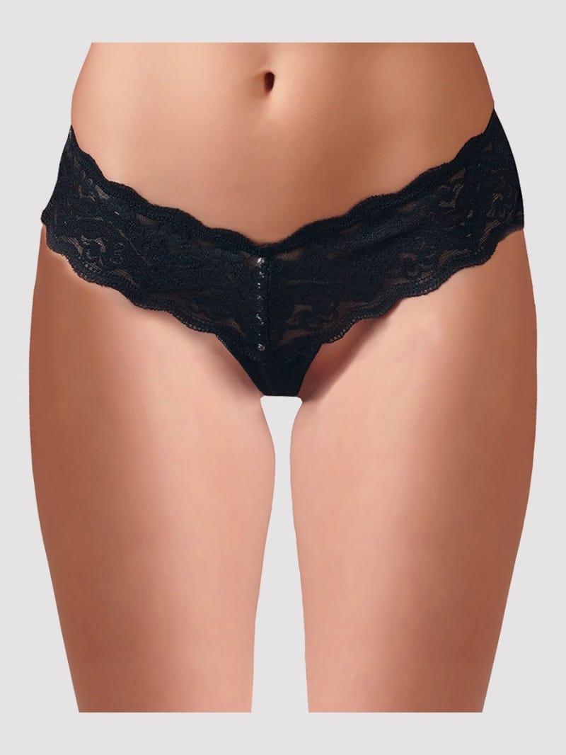 String en dentelle avec perles stimulantes