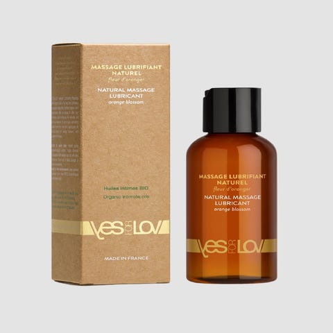 Massage lubrifiant naturel bio fleur d'oranger 100 ml